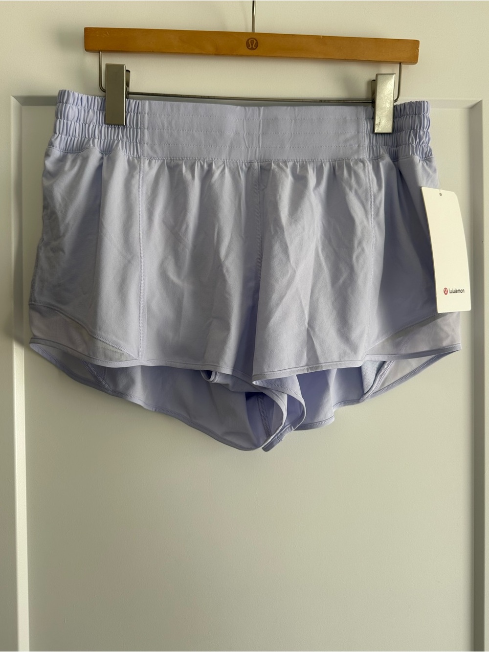 Lululemon Hotty Hot High-Rise Lined Short 2.5" Serene Blue